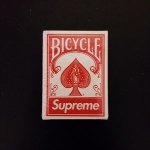 NEW Supreme Bicycle Mini Red Playing Cards